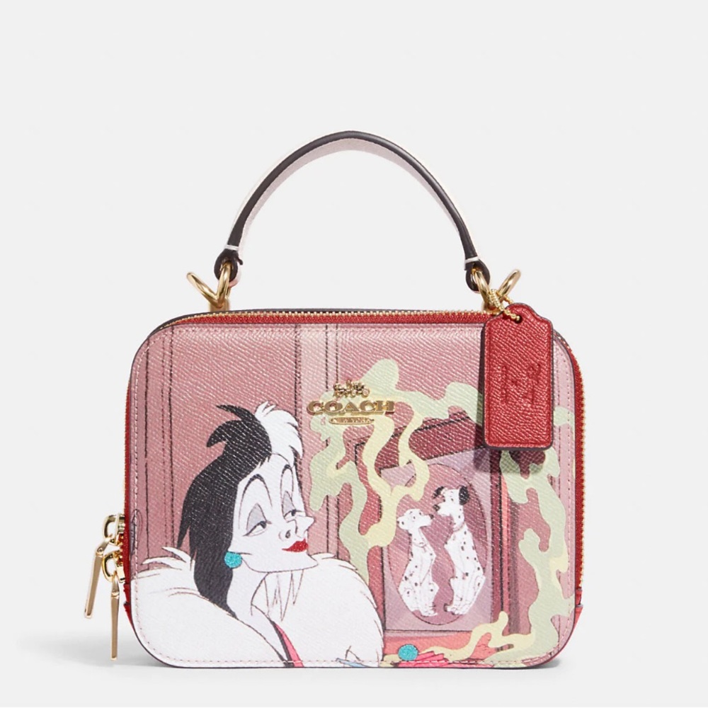 Coach Disney X Coach Box Crossbody With Cruella Motif Disney - Picture 3 of 5